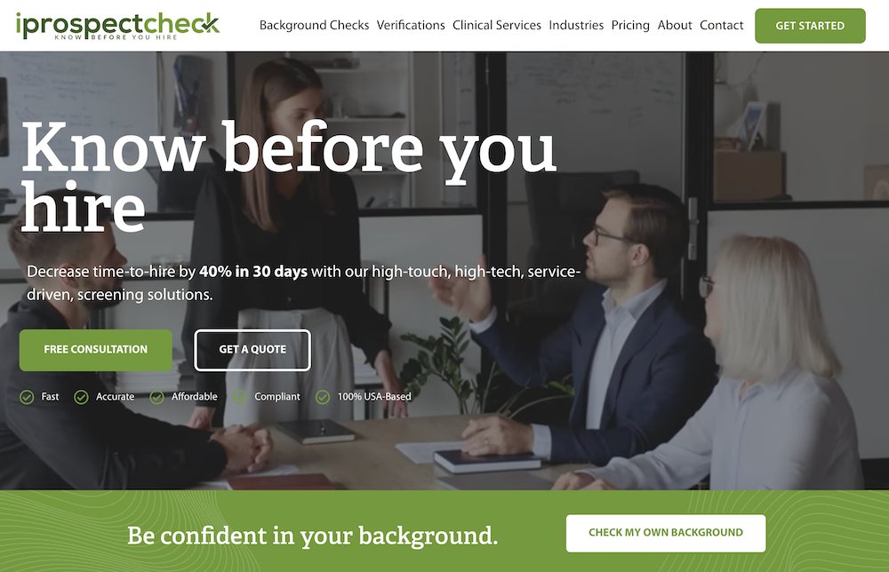 iprospectcheck homepage