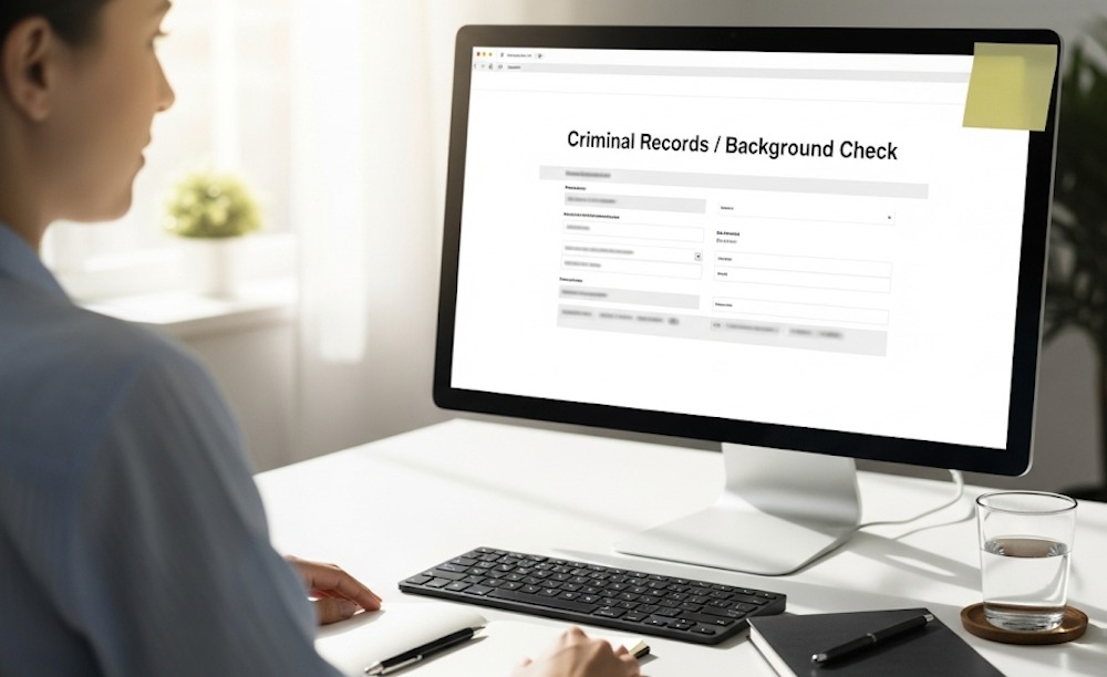 self background check california